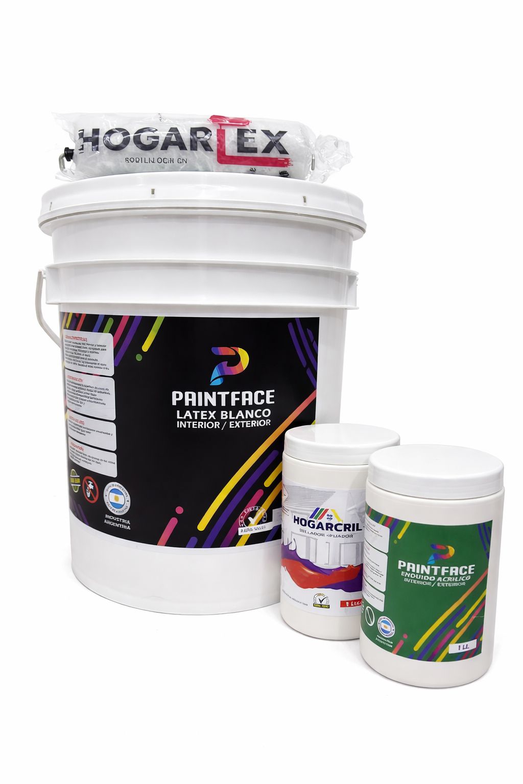 Látex Eco + Rodillo + Enduido + Fijador