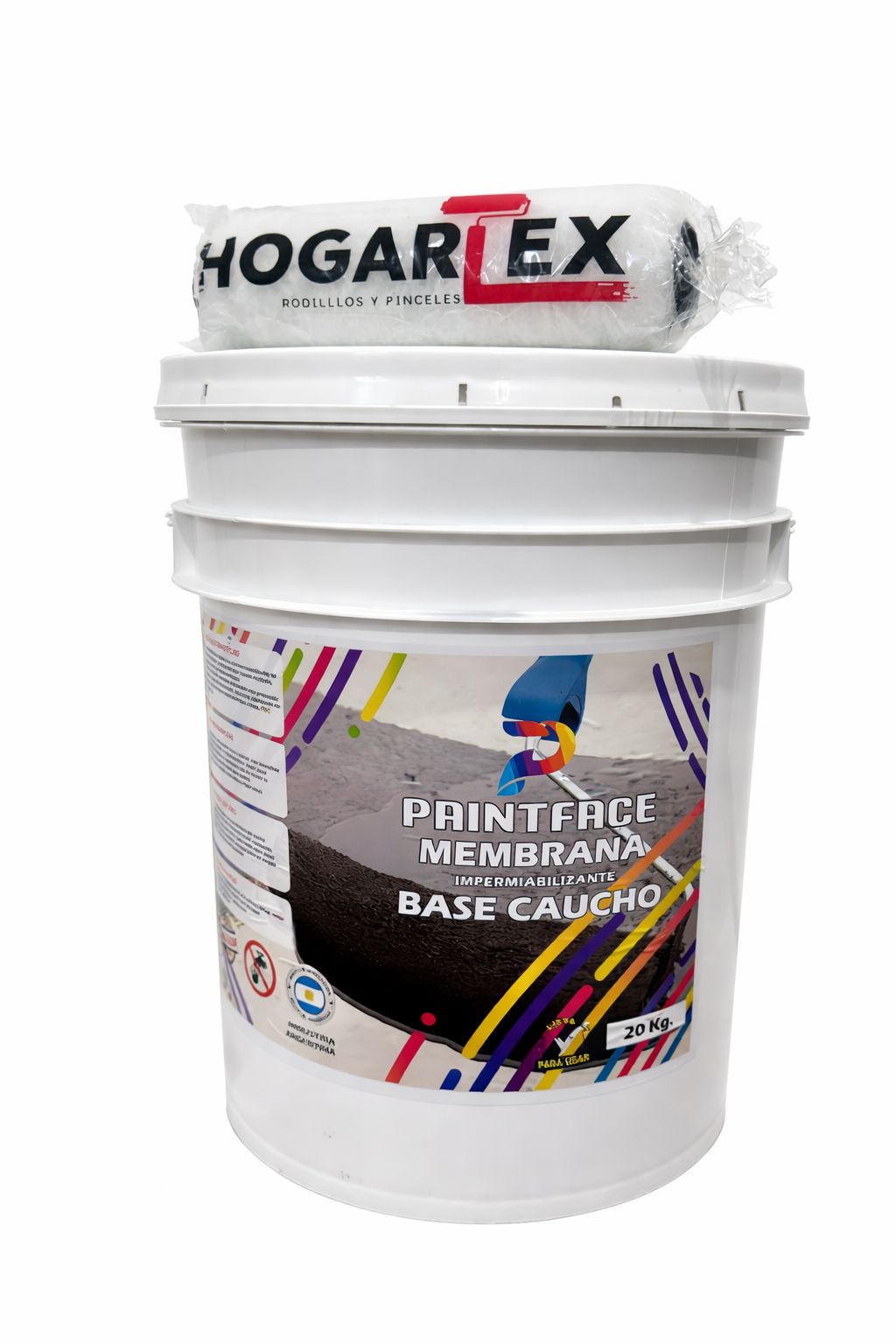 Membrana Base Caucho + Rodillo